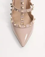 Valentino Patent Rockstud Caged Pump 100Mm - Image 3